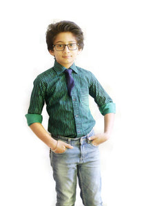 Stripe Me Shirt with Tie
