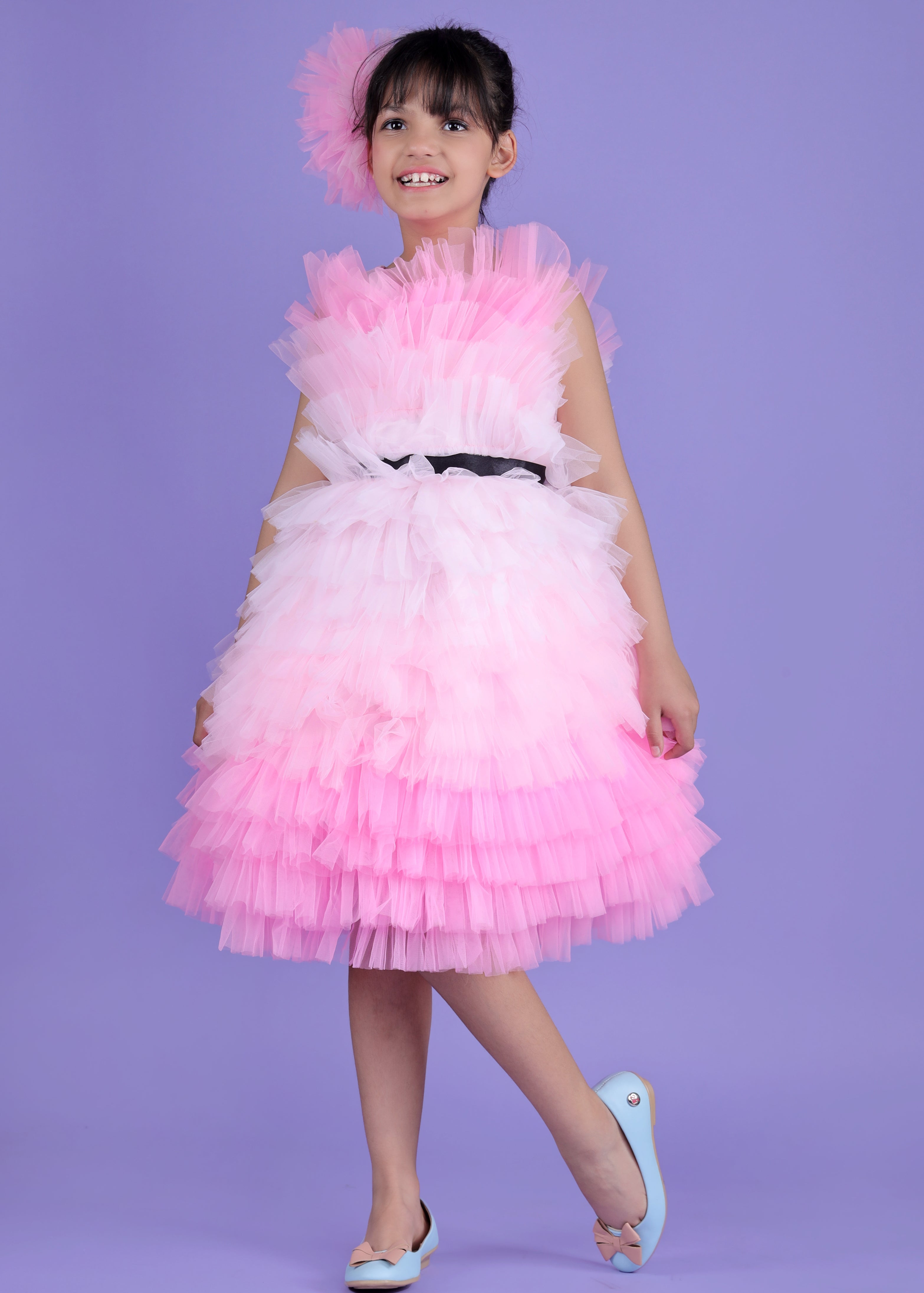 Pink Tiered Frock