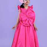 Raspberry Crush Bow Gown