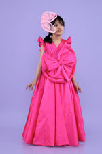Load image into Gallery viewer, Raspberry Crush Bow Gown
