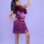 Purple Jamaican Fringe Set