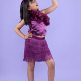 Purple Jamaican Fringe Set