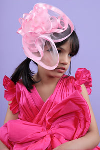 Pink Lengthy Bow Gown