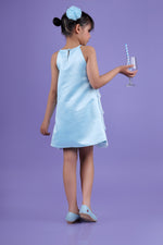 Load image into Gallery viewer, Blue Tunic Dress for Girls 
