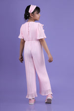 Load image into Gallery viewer, Crinkle Pink Jumpsuit
