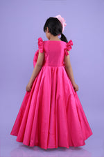 Load image into Gallery viewer, Fashionable Pink Bow Gown
