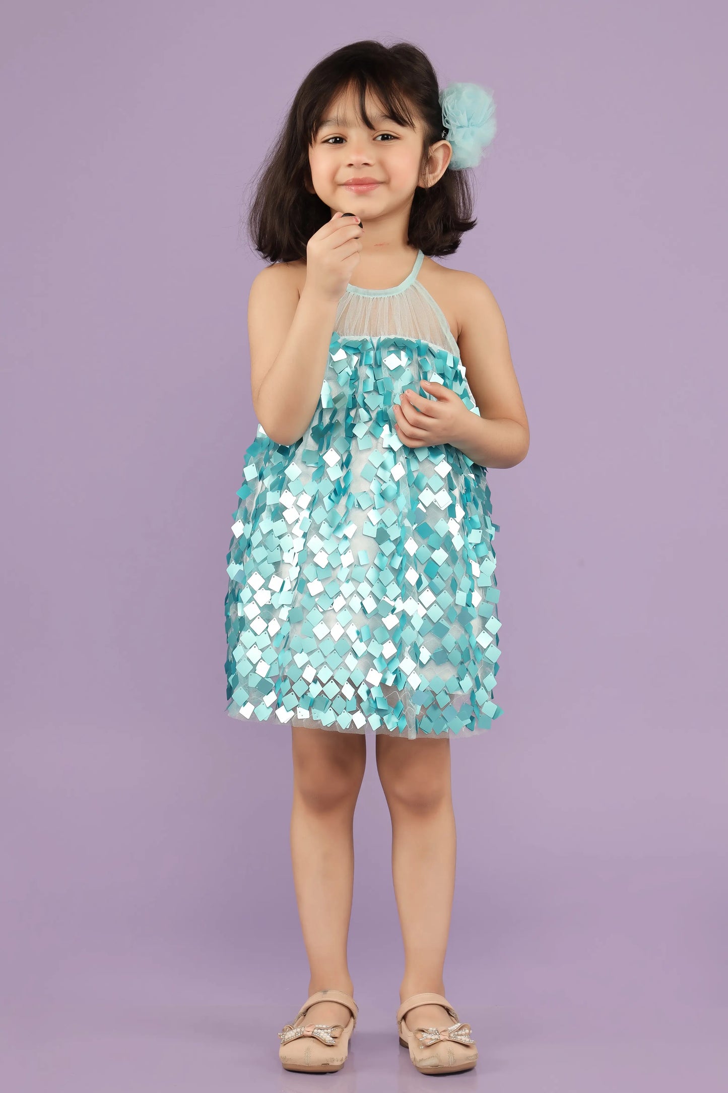 Sparkling Tunic Dress for Girls
