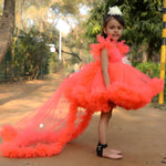 Load image into Gallery viewer, Coral Blush Tail Dress
