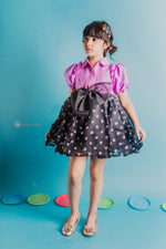 Load image into Gallery viewer, The Rain Pop Bow Dress
