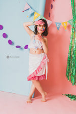 Load image into Gallery viewer, Splashy Holi Skirt With Top
