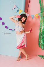 Load image into Gallery viewer, Splashy Holi Skirt With Top
