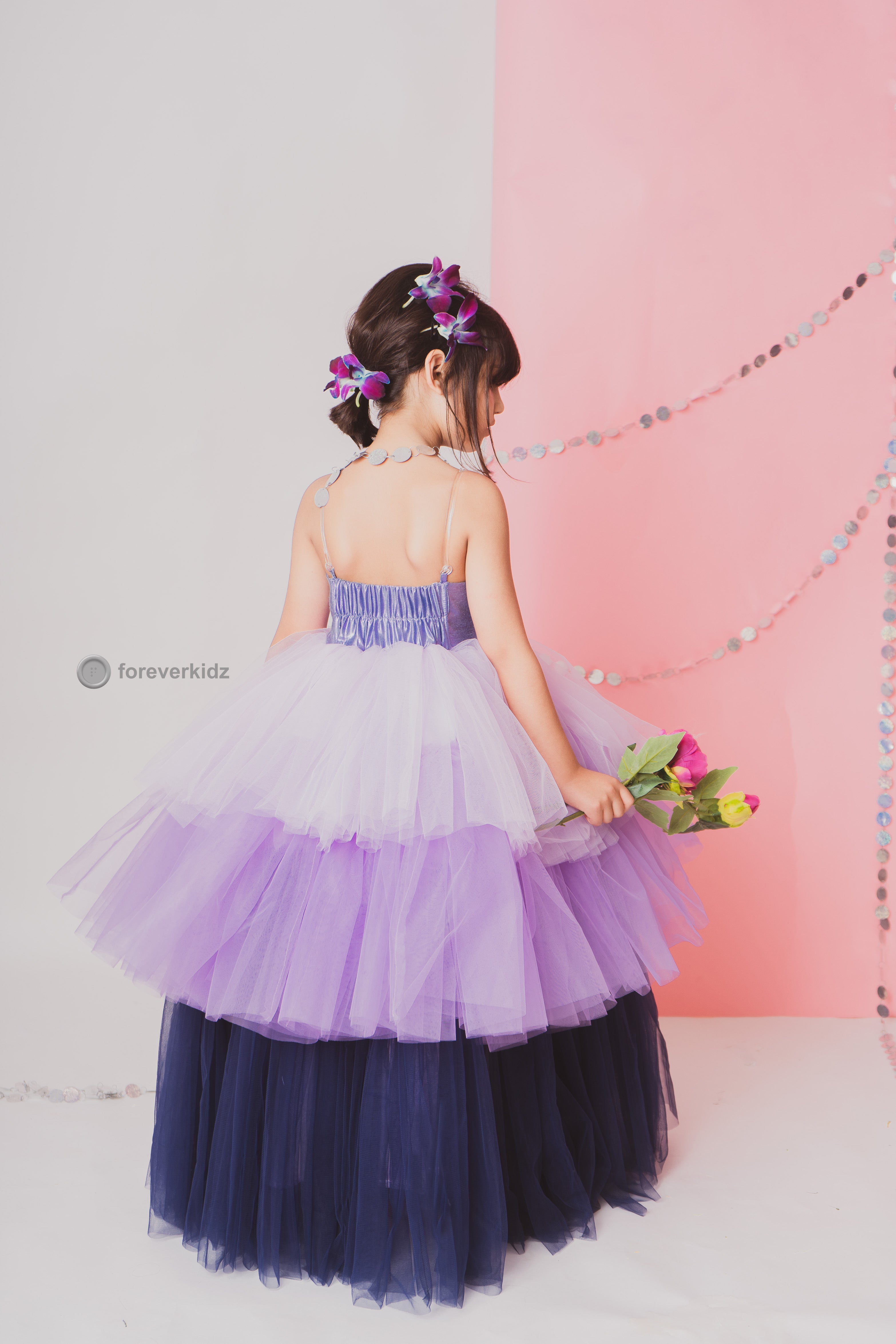 The Caviar Recycled Ruffle Gown – Selkie