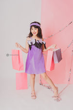 Load image into Gallery viewer, Lavender Mousse Summer Dress
