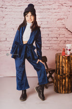 Load image into Gallery viewer, Velvet Fabric NYC Fashion Pant &amp; Coat for Girls
