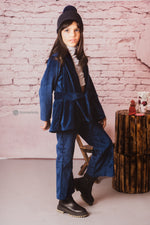 Load image into Gallery viewer, Navy Velvet NYC Fashion Dress Set for Party 

