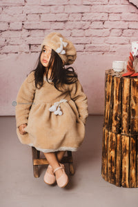 Soft Fur Fabric Canadian Wiggle Dress for Party