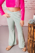 Load image into Gallery viewer, Stylish Velvet Pant &amp; Skivvy Set for Lil Girls 
