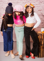 Load image into Gallery viewer, Winter Essential Velvet Pants Set for Lil Girls 
