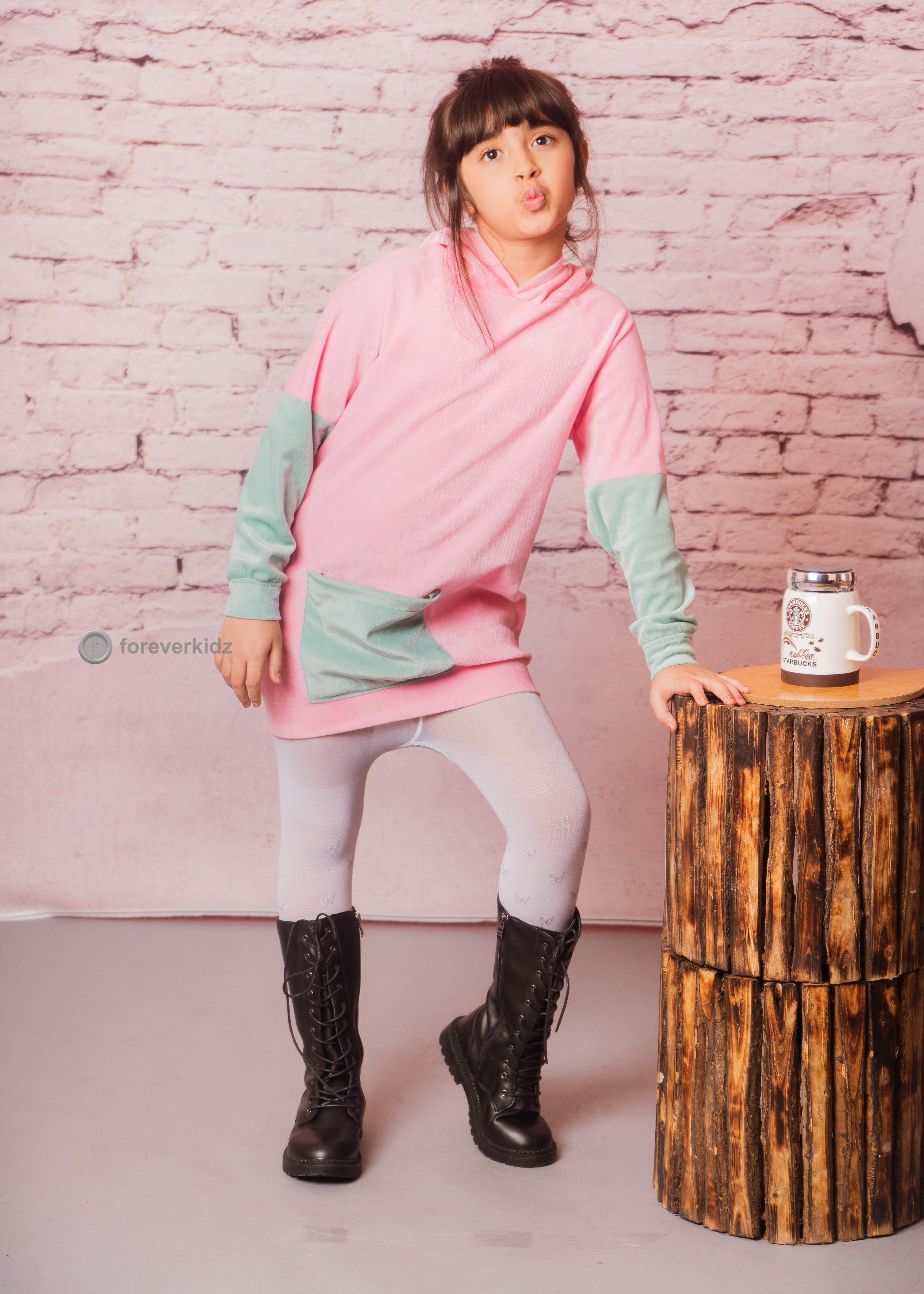 Pink Tokyo Hoodie Dress