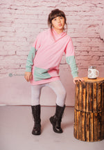 Load image into Gallery viewer, Pink Tokyo Hoodie Dress
