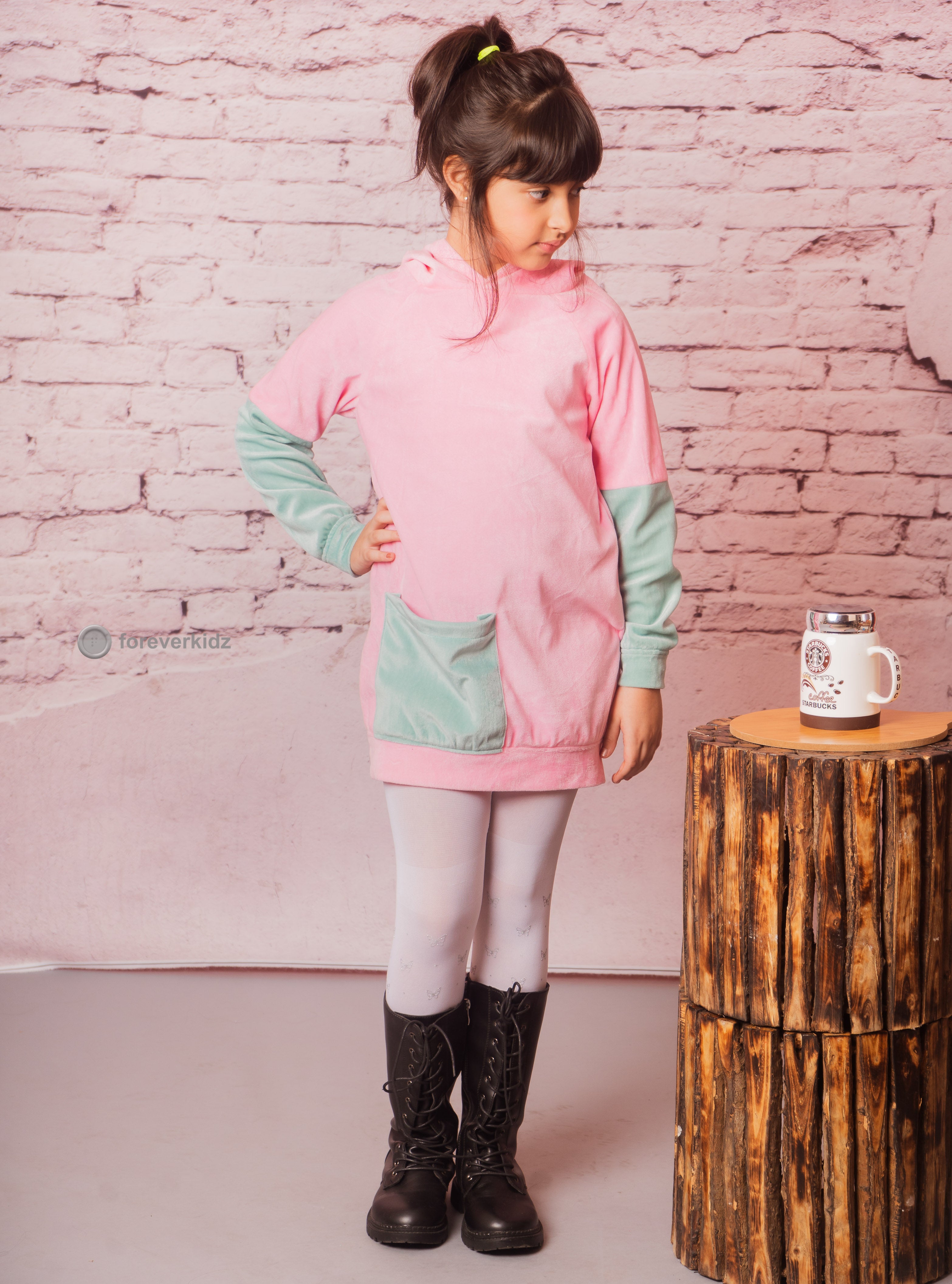  Japanese Tokyo Hoodie Dress for Girls 