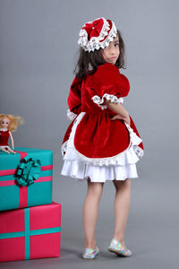 Red Elf Dress for Christmas Theme 
