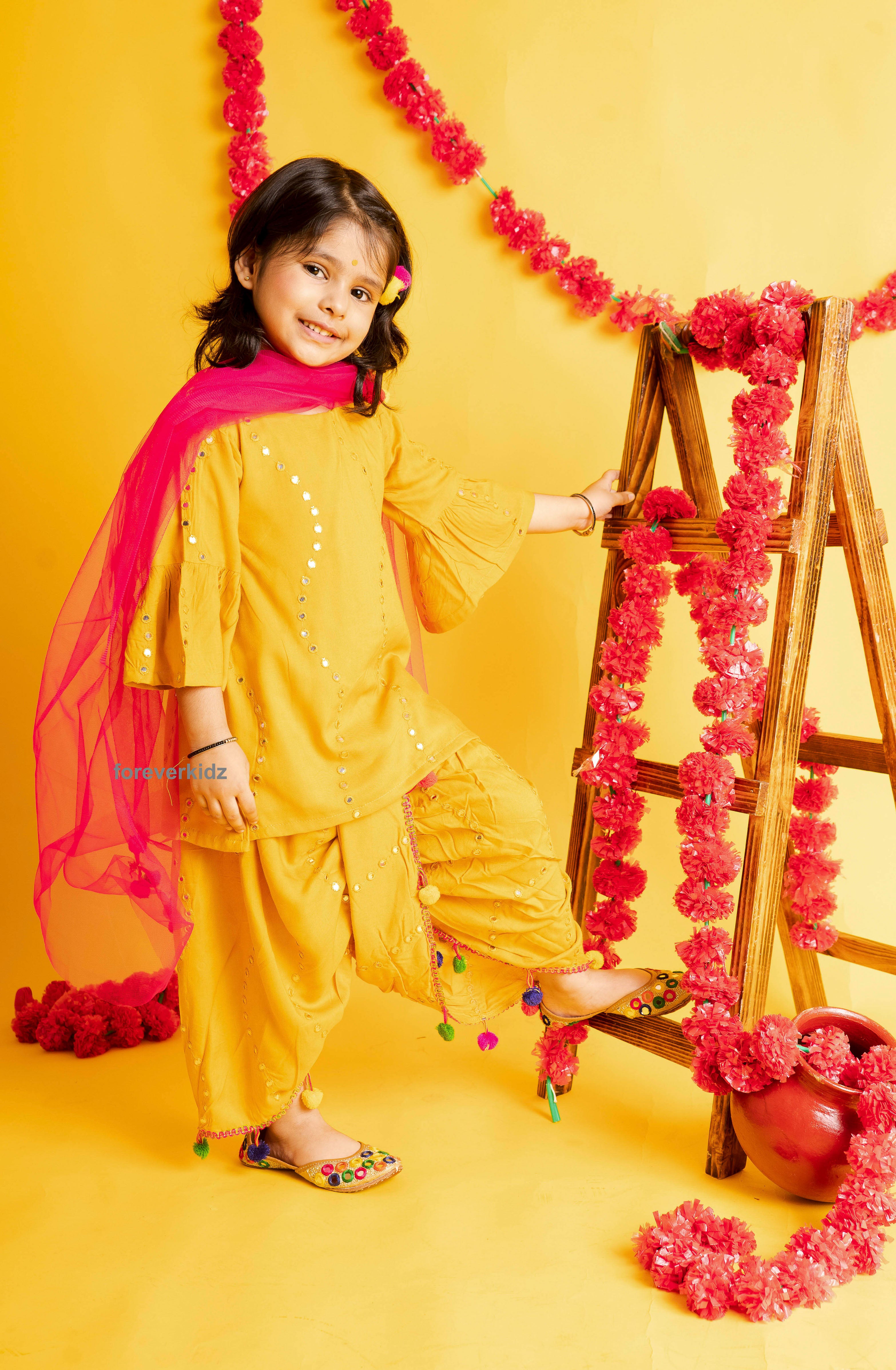 Charming Amber Punjabi Suit