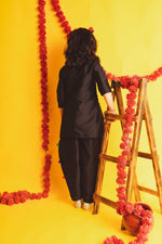 Load image into Gallery viewer, Midnight Glow Pom Pom Suit
