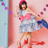 Fizzy Blue Organza Dress
