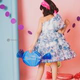 Fizzy Blue Organza Dress