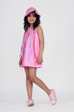 Load image into Gallery viewer, Pink Fringe Dress for Girls
