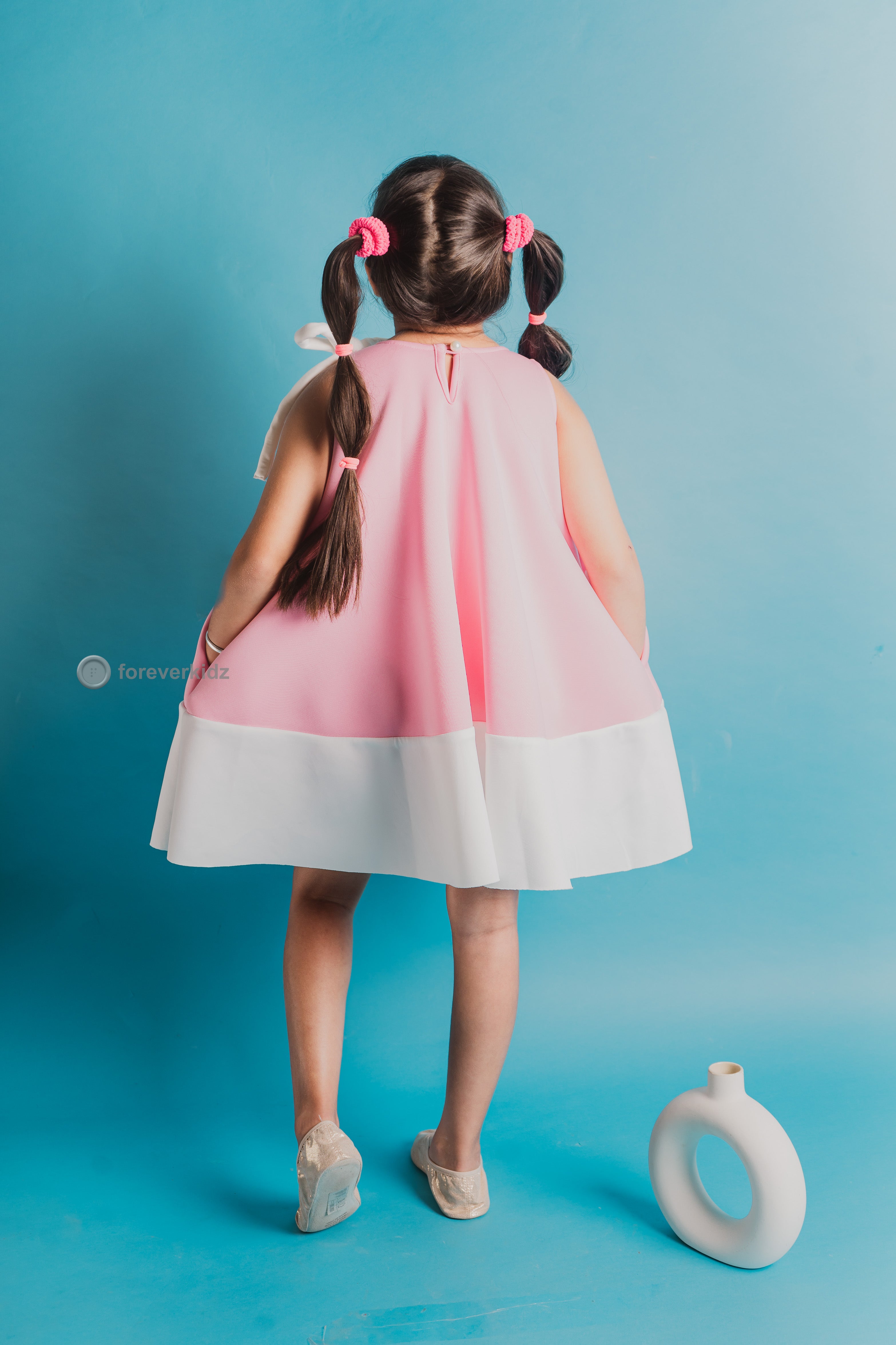Pink Tunic Dress for Party Look