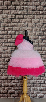 Load image into Gallery viewer, Shades of Pink Ruffled Dress
