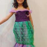 Long Mermaid Party Gown with Bow top 