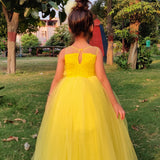 Yellow Lily Party Dress