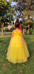 Yellow Lily Party Dress