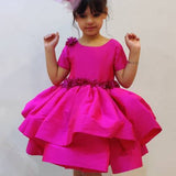 Fuschia Florets Party Frock