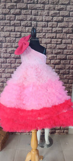 Load image into Gallery viewer, Shades of Pink Ruffled Dress
