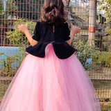 Out of the Blue Peplum Dress