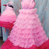 Pink Fantasy Mom Daughter Set