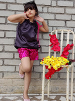 Load image into Gallery viewer, Flashy Glitz Shorts Set
