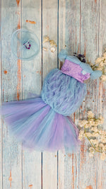 Load image into Gallery viewer, Blue Mermaid By the Sea Dress
