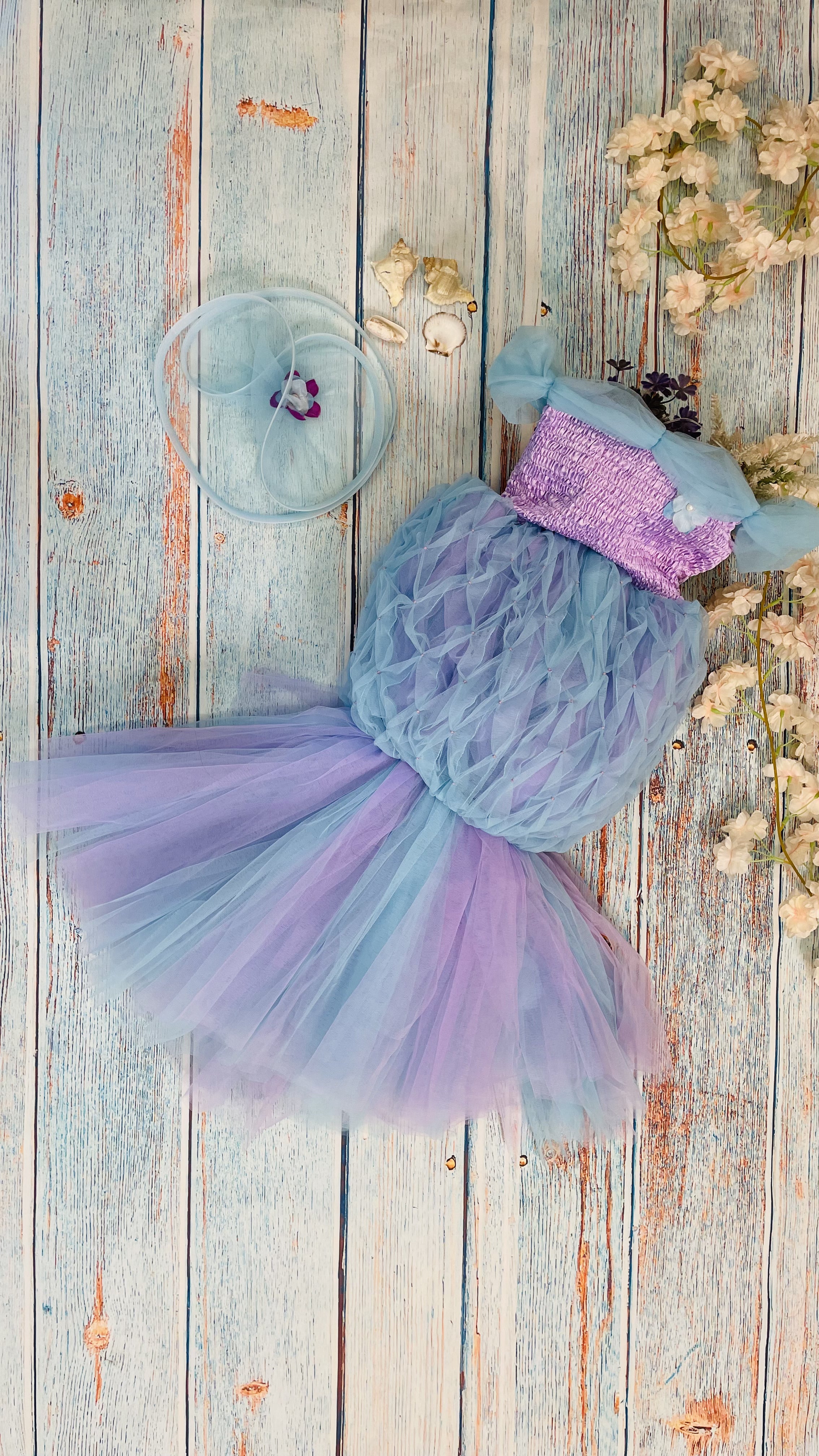 Little Mermaid Dress for Little Girls 