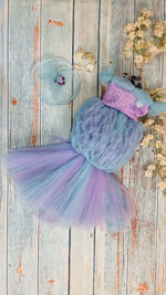 Load image into Gallery viewer, Little Mermaid Dress for Little Girls 
