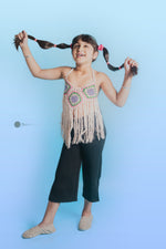 Load image into Gallery viewer, Multicolour Macrame Party Top
