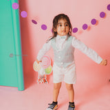Mint Candy Shorts Set