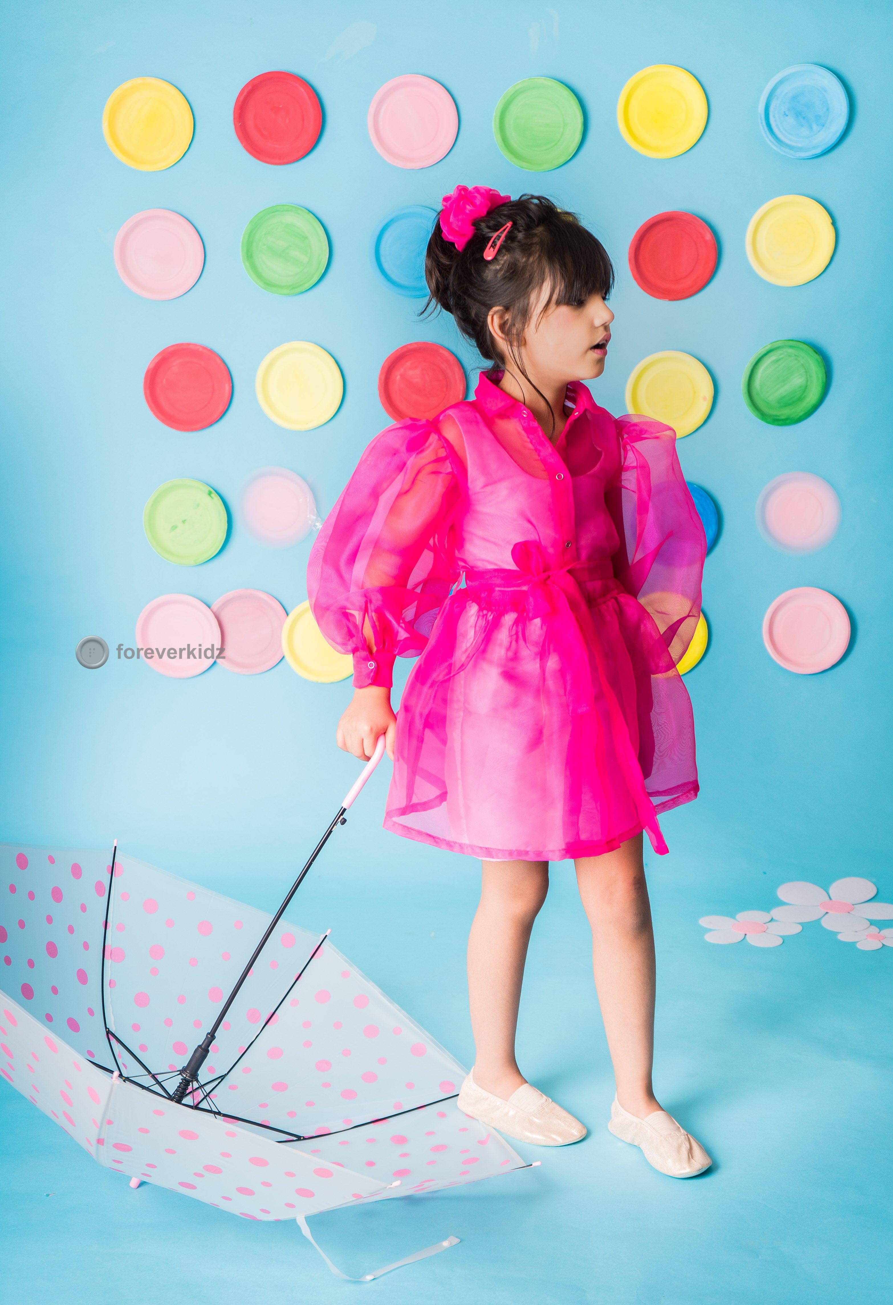 Misty Light house Shirt Dress