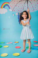 Load image into Gallery viewer, Ocean Waves Pinafore Dress
