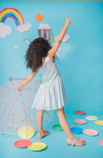 Load image into Gallery viewer, Ocean Waves Pinafore Dress
