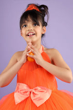 Load image into Gallery viewer, Orange Ballerina Dress for Little Ones
